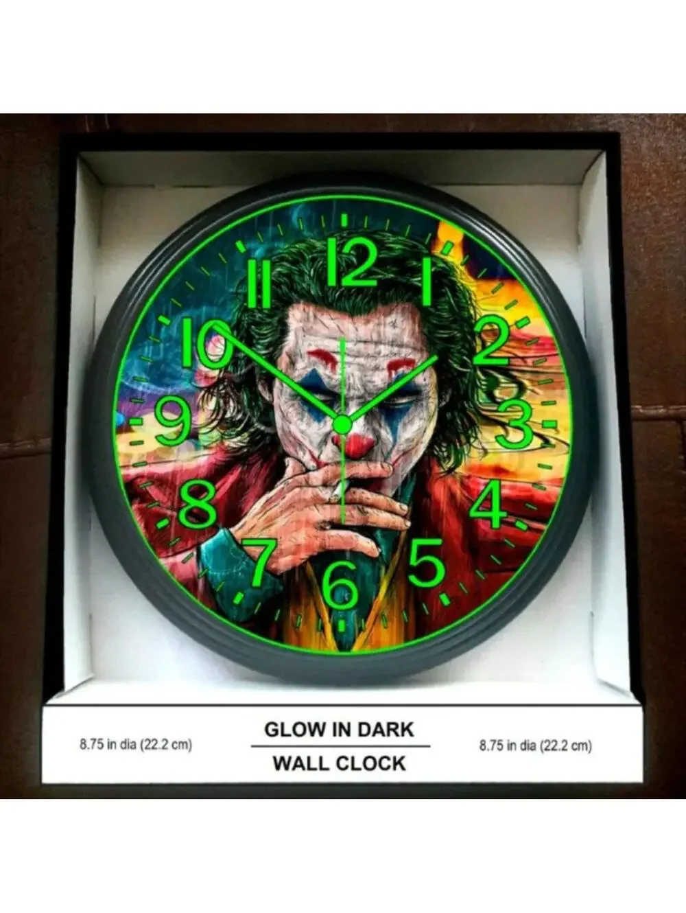 The Joker Batman Glow In The Dark Wall Clock New!